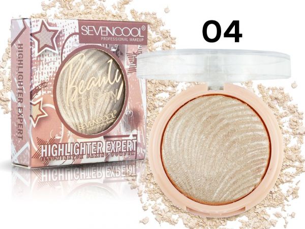 Highlighter SevenCool Highlighter Beauty GirlShiny, 1 color, TONE 04 wholesale
